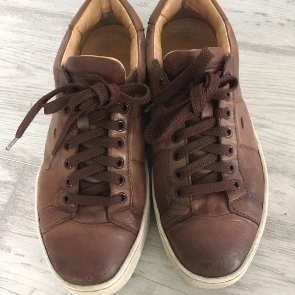Leather Sneaker Santoni Gloria Sneakers Santoni Shoes Santoni